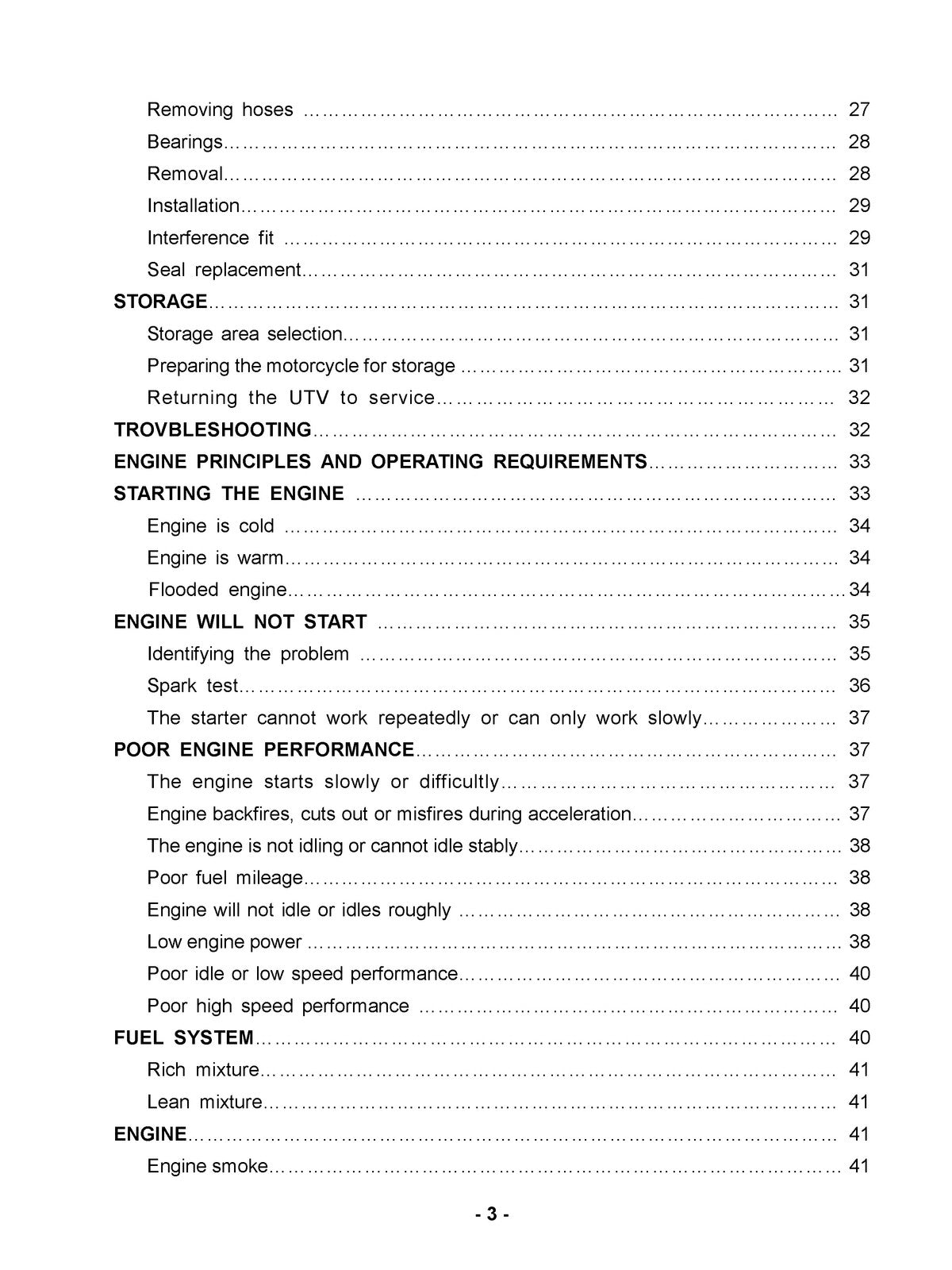 HISUN HS1000 UTV Service Manual - BOUND - COVERS - XL FOLDOUT PAGES