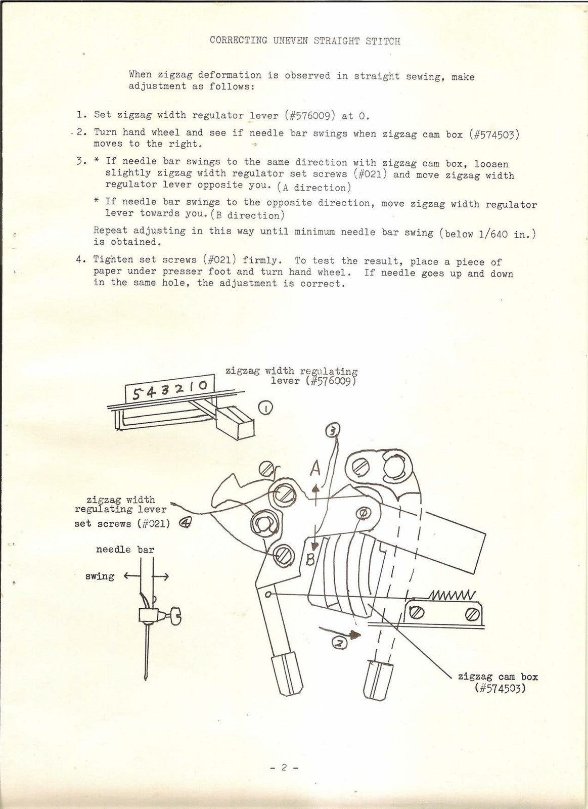 NEW HOME 444 445 Sewing Machine Servicing Manual - WIRE BOUND - TOUGH COVERS