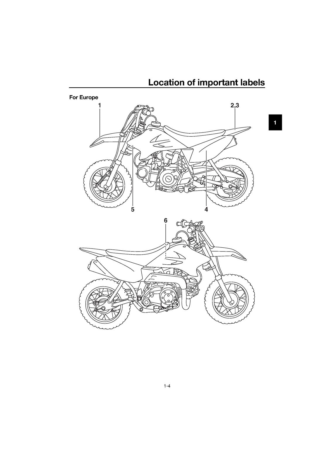 YAMAHA TT-R50E TT-R50EP Motorcycle Owners Manual - WIRE BOUND - TOUGH COVERS