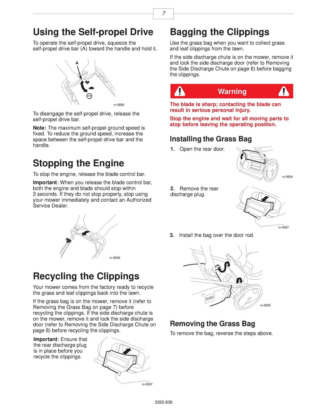 TORO 20012 22 Recycler Lawn Mower Operators Manual 2003 - WIRE BOUND - COVERS