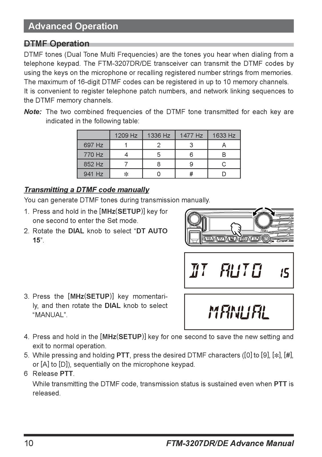 YAESU FTM-3207DR Advance & Operators Manual BUNDLE - WIRE BOUND - TOUGH COVERS