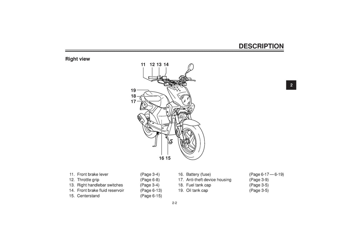 YAMAHA EW50 Naked Scooter Owners Manual 2005 - STEEL WIRE BOUND - TOUGH COVERS