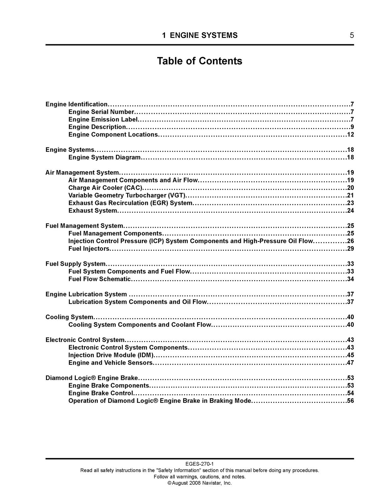 INTERNATIONAL DT 466 DT 570 HT 570 Diagnostic Manual - WIRE BOUND - TOUGH COVERS