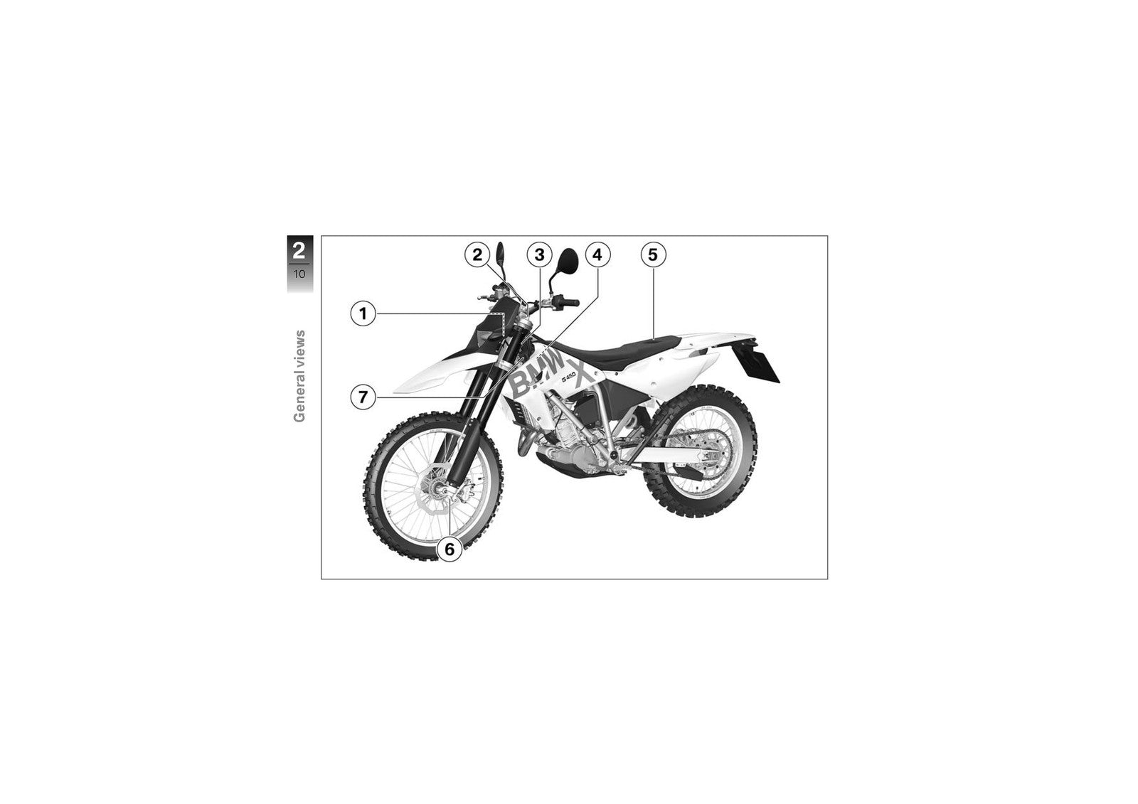 BMW G450X Motorcycle Owners Manual - STEEL WIRE BOUND - PROTECTIVE COVERS