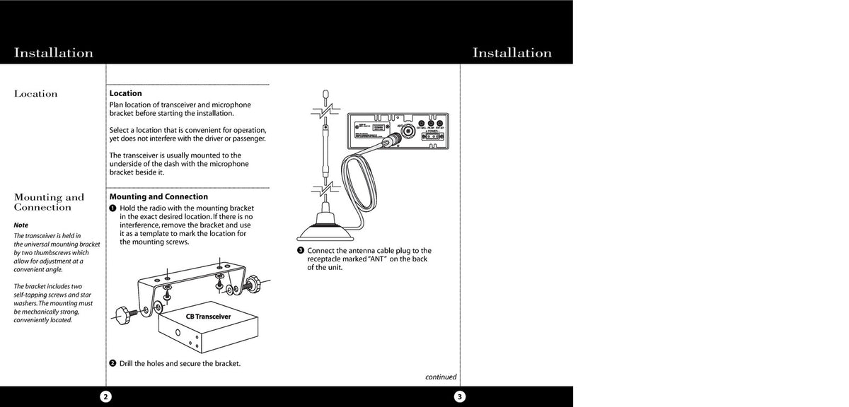 COBRA 29 LTD BT CB Radio Operating Instructions Manual 2008 - WIRE BOUND