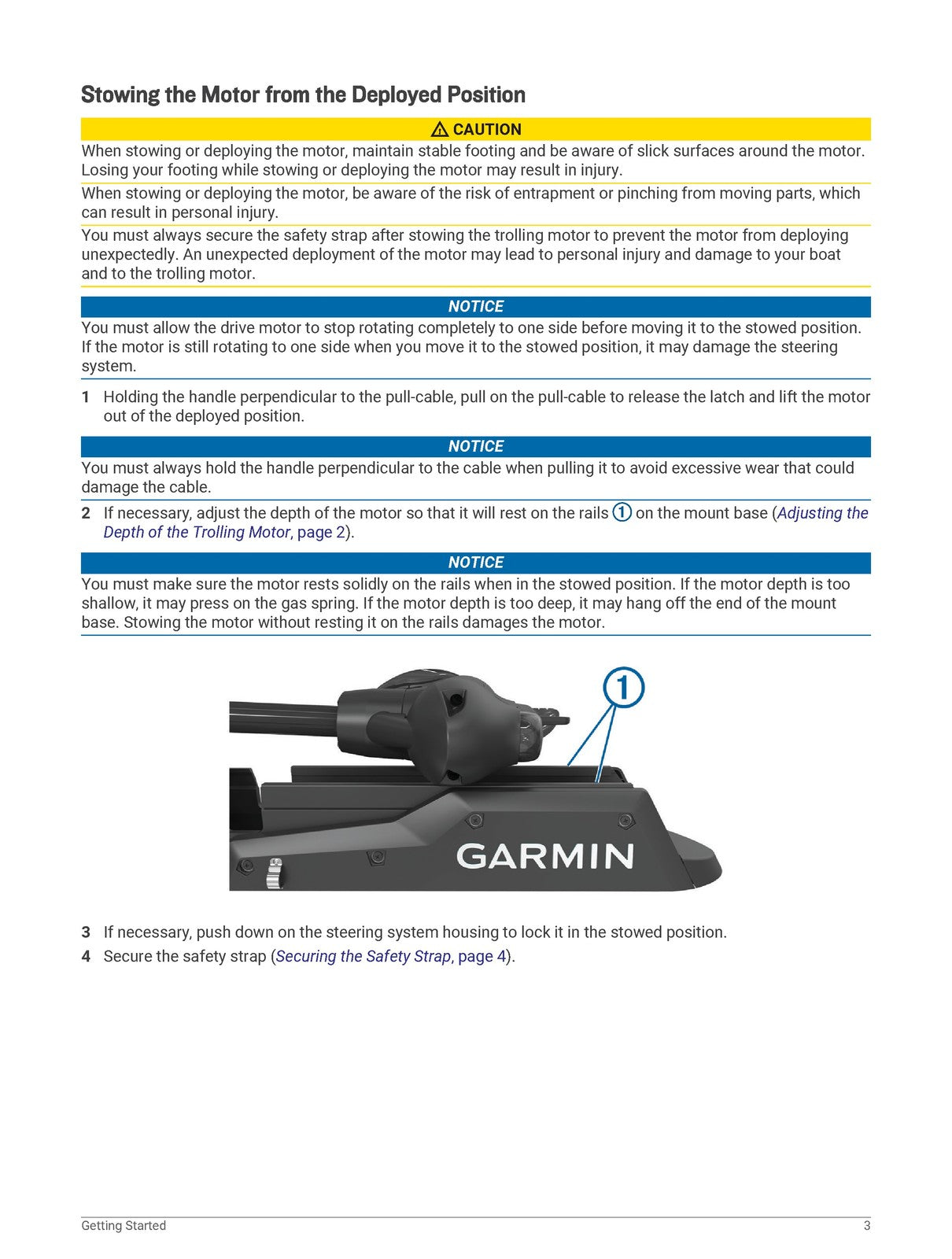 GARMIN Force Trolling Motor Owners Manual 2019 - STEEL WIRE BOUND - TOUGH COVERS