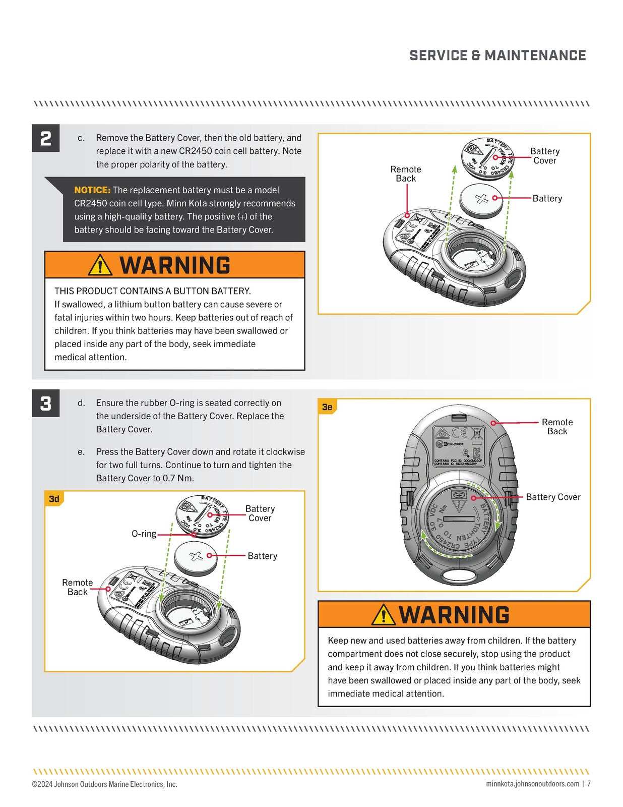 MINN KOTA GPS Micro Remote Manual - STEEL WIRE BOUND - PROTECTIVE COVERS