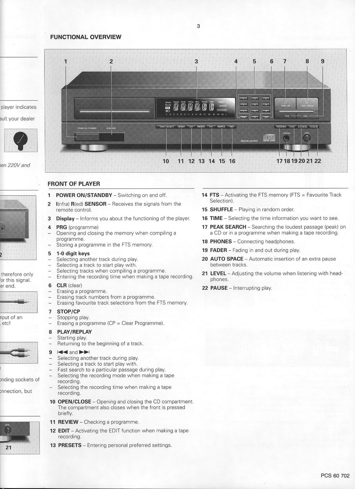 PHILIPS CD 750 Compact Disc Player Service Manual - WIRE BOUND - TOUGH COVERS