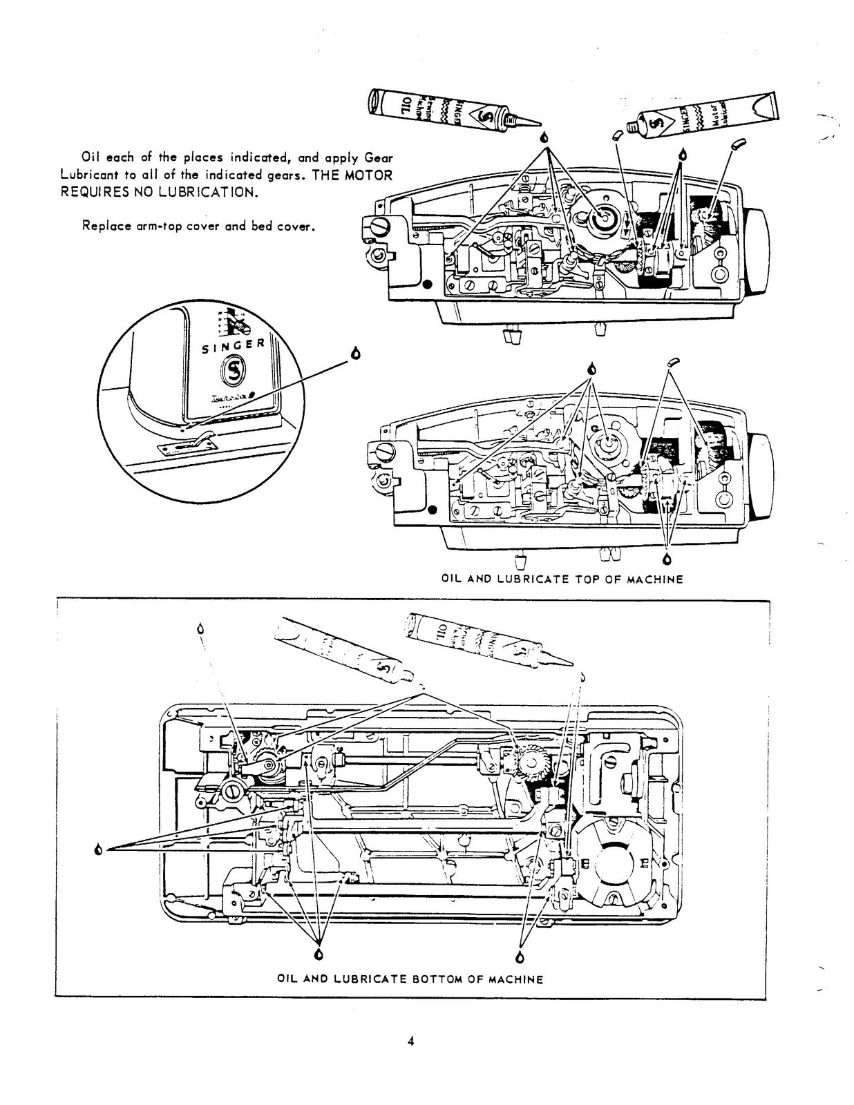 SINGER 620 625 626 628 Sewing Machine Service Manual - WIRE BOUND - TOUGH COVERS
