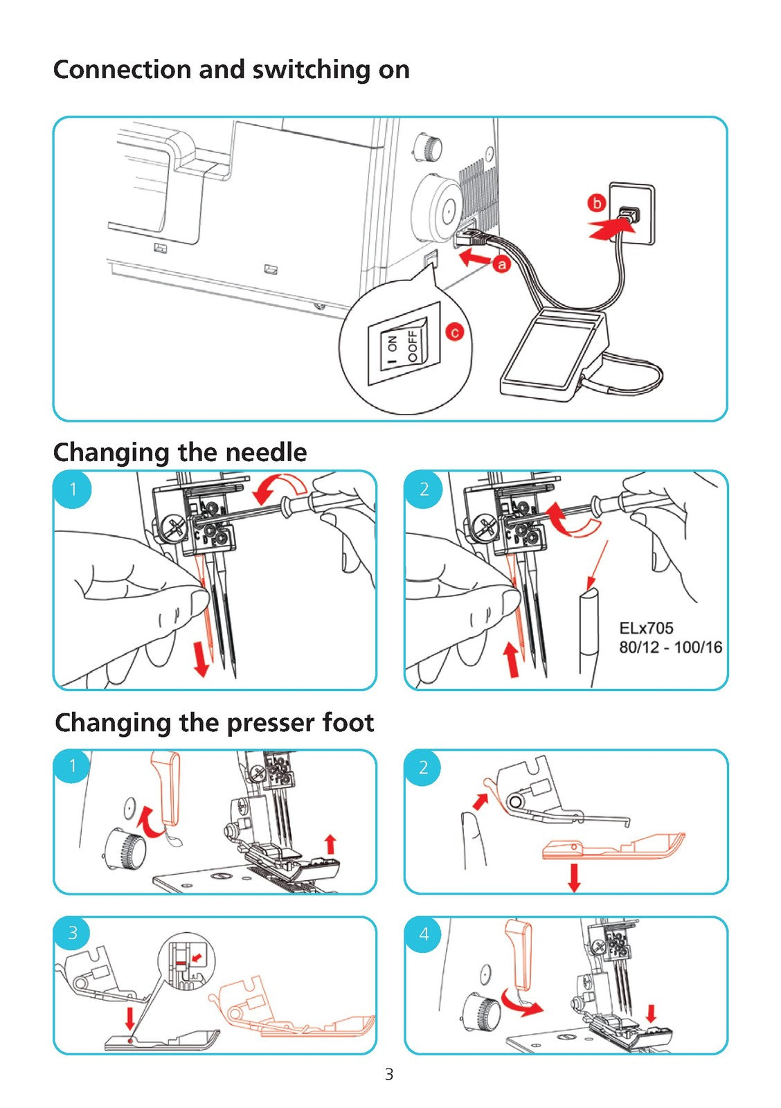 BERNINA Bernette B68 Maker Quick Start Guide Manual - WIRE BOUND - TOUGH COVERS