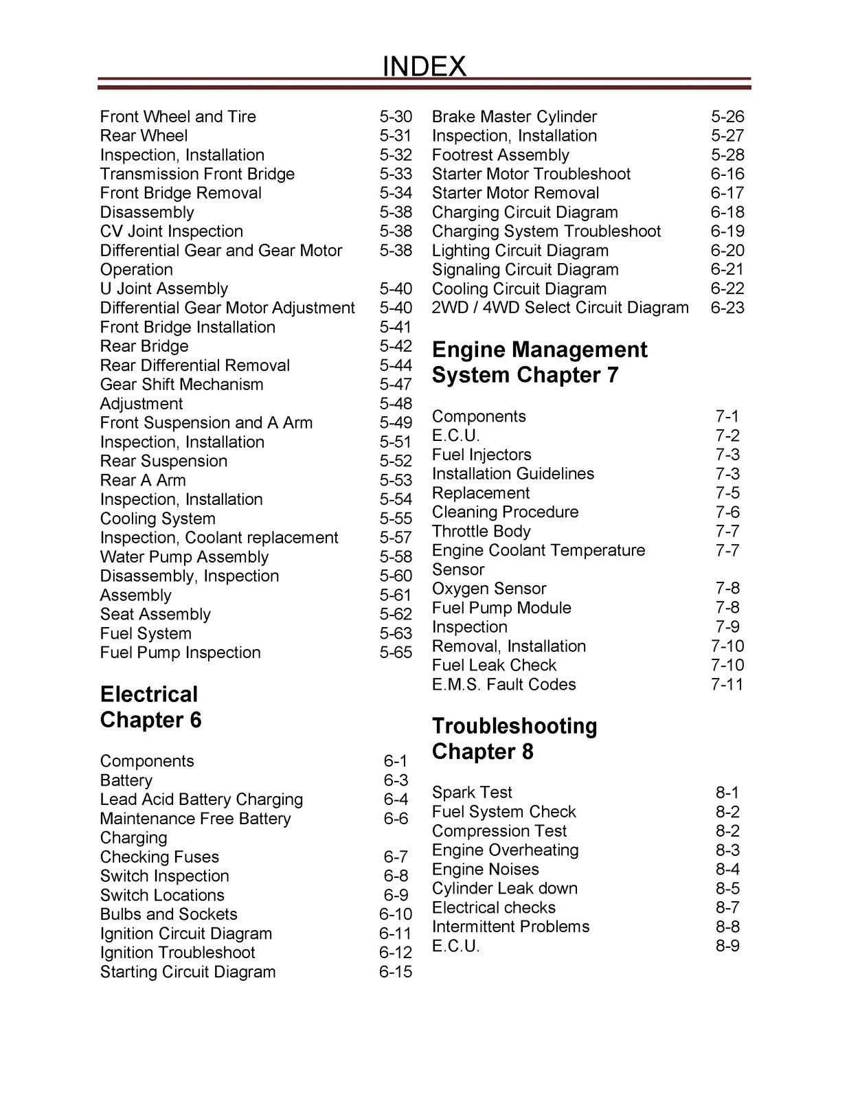 CUB CADET Challenger 550 750 Utility Vehicle Service Manual - WIRE BOUND