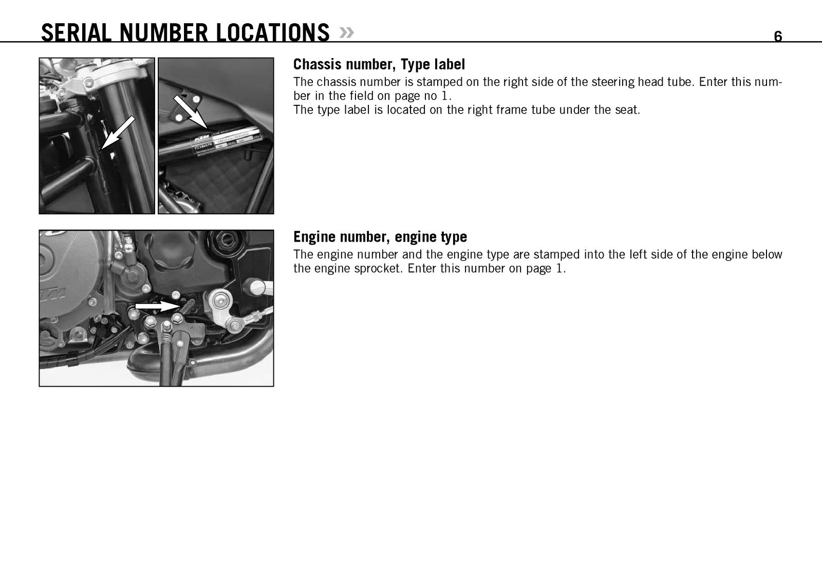 KTM 990 Super Duke 990 Super Duke R Owners Manual 2007 - WIRE BOUND - COVERS