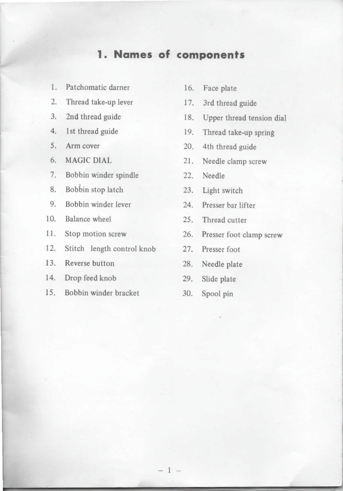 ALFA 475 Zig-Zag Sewing Machine Instruction Manual - WIRE BOUND - TOUGH COVERS