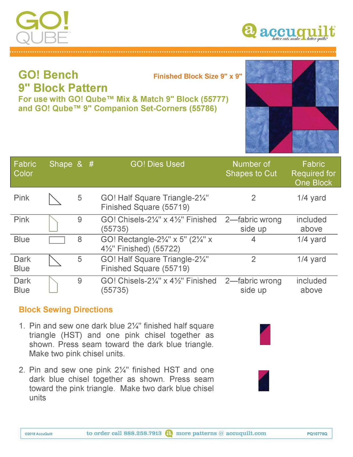 ACCUQUILT Go Qube 9" Corners - STEEL WIRE BOUND - PROTECTIVE COVERS