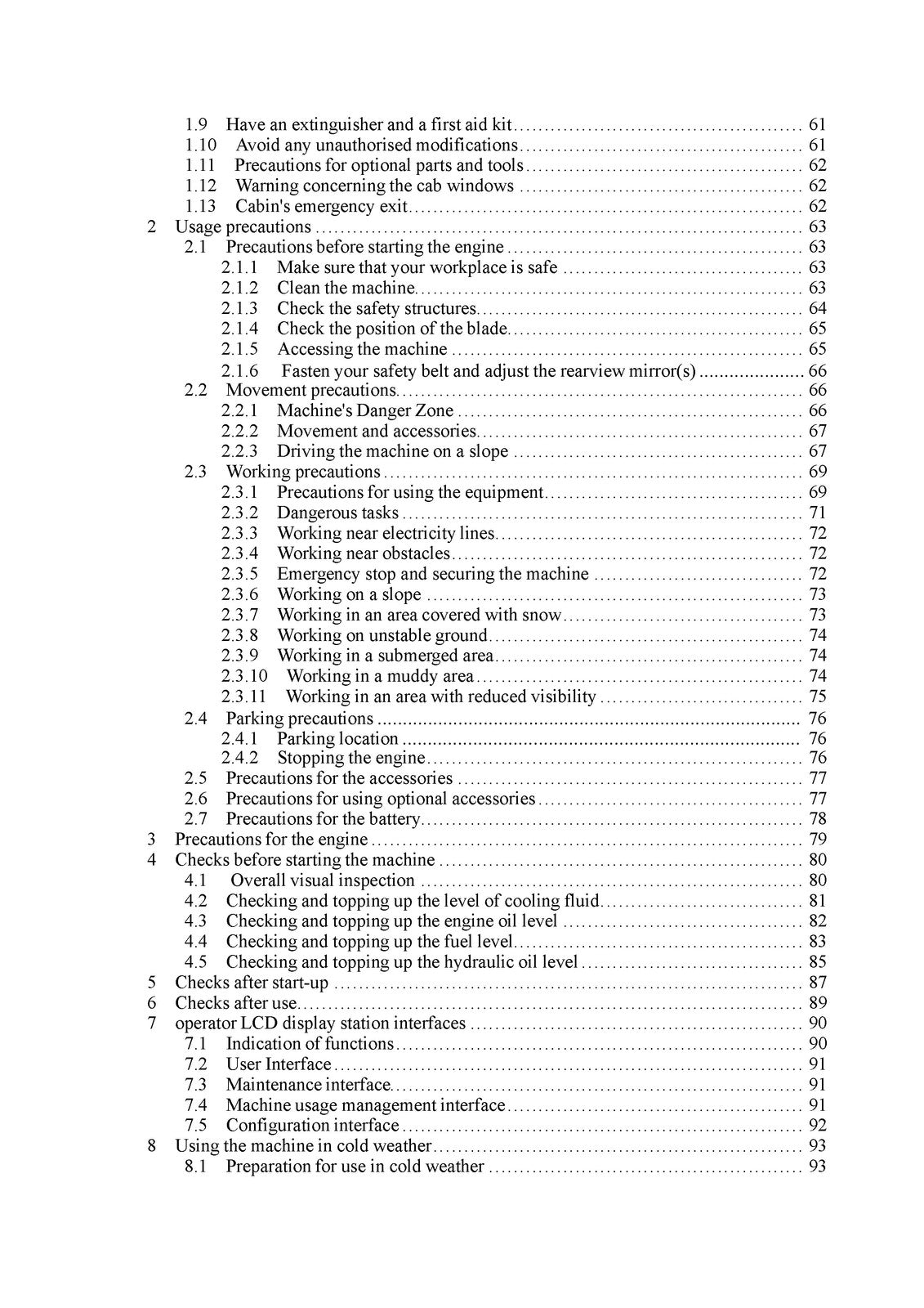 YANMAR SV26 Mini Excavator Operation and Maintenance Manual - WIRE BOUND