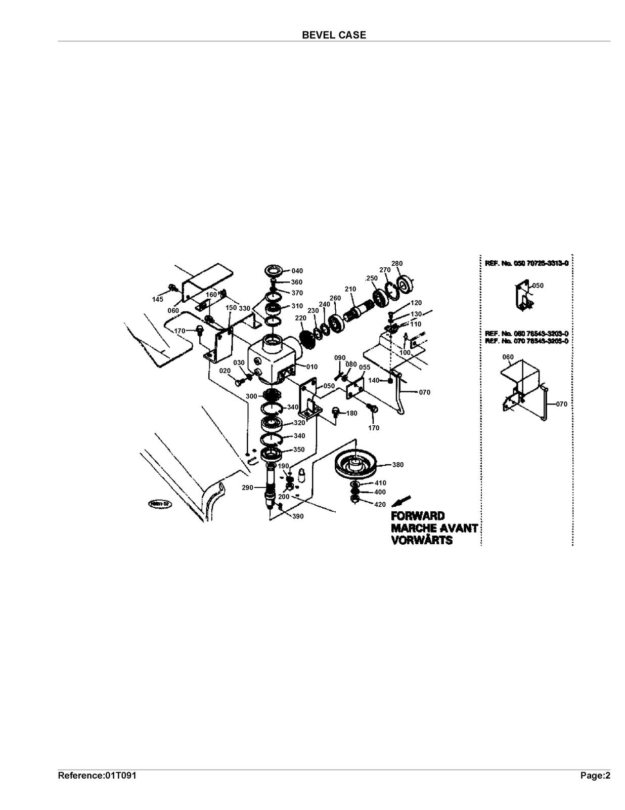KUBOTA RC60-F20-F2000 Parts Manual - STEEL WIRE BOUND - PROTECTIVE COVERS