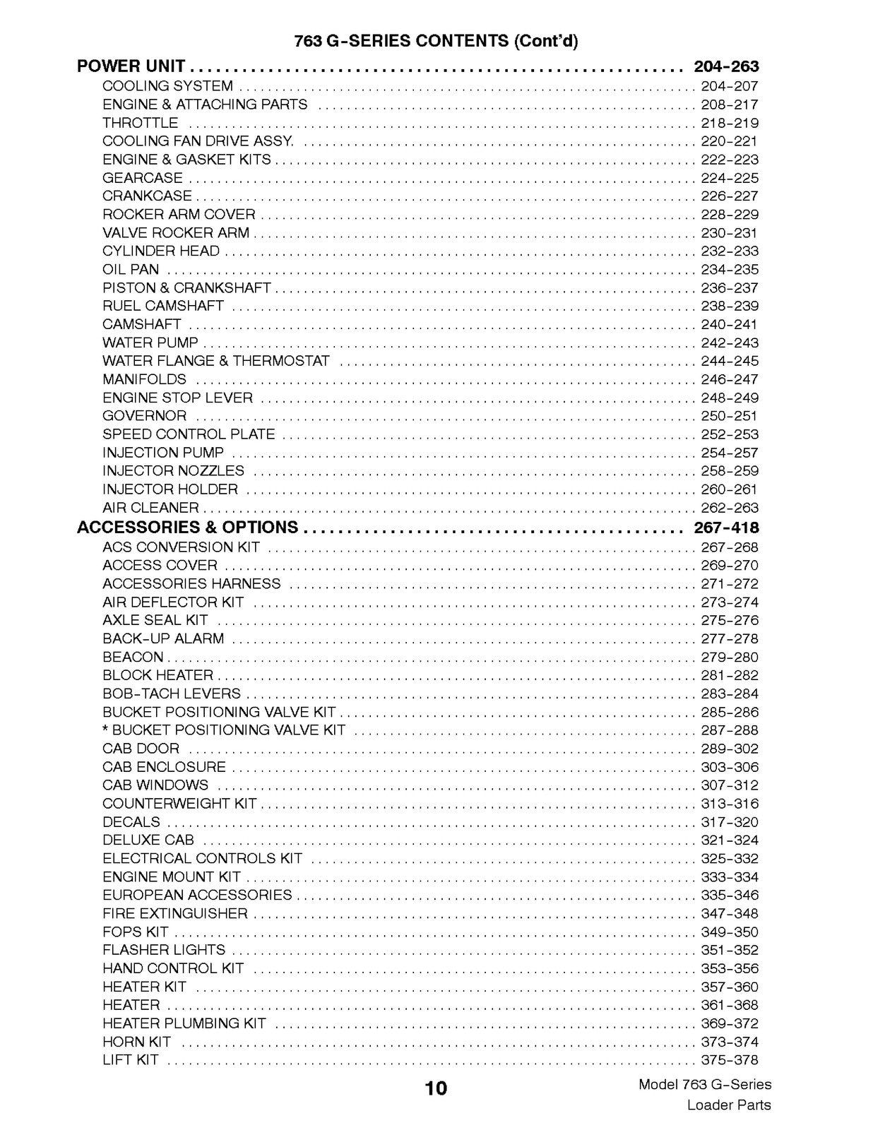 BOBCAT 763 G-Series Parts Manual SN 512250001 512450001 512620001 Up - BOUND