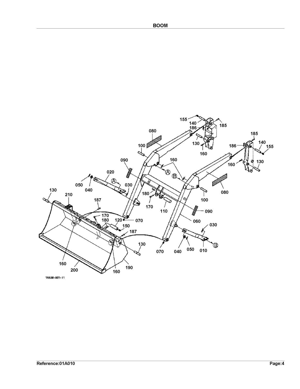 KUBOTA LA211 Loader Illustrated Parts List Manual - WIRE BOUND - TOUGH COVERS