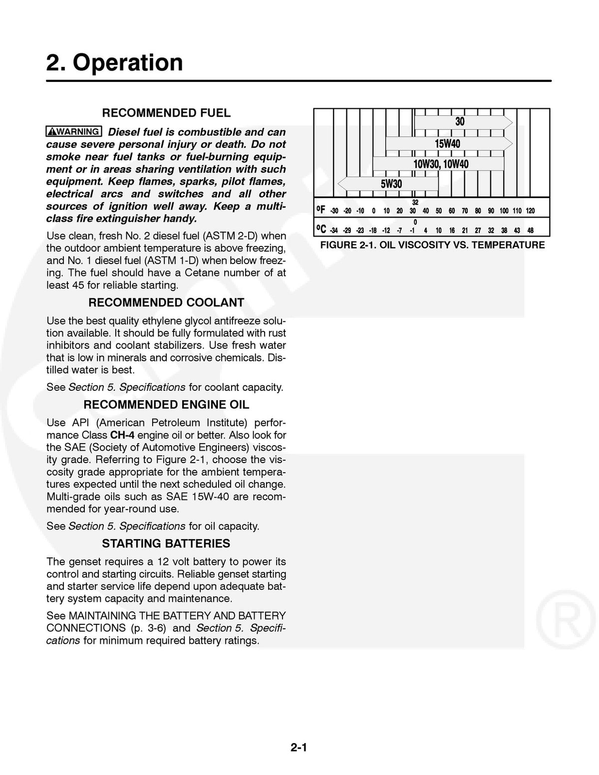 ONAN HDKCC HDKCD Diesel Generator Set Operator Manual 2009 - WIRE BOUND - COVERS