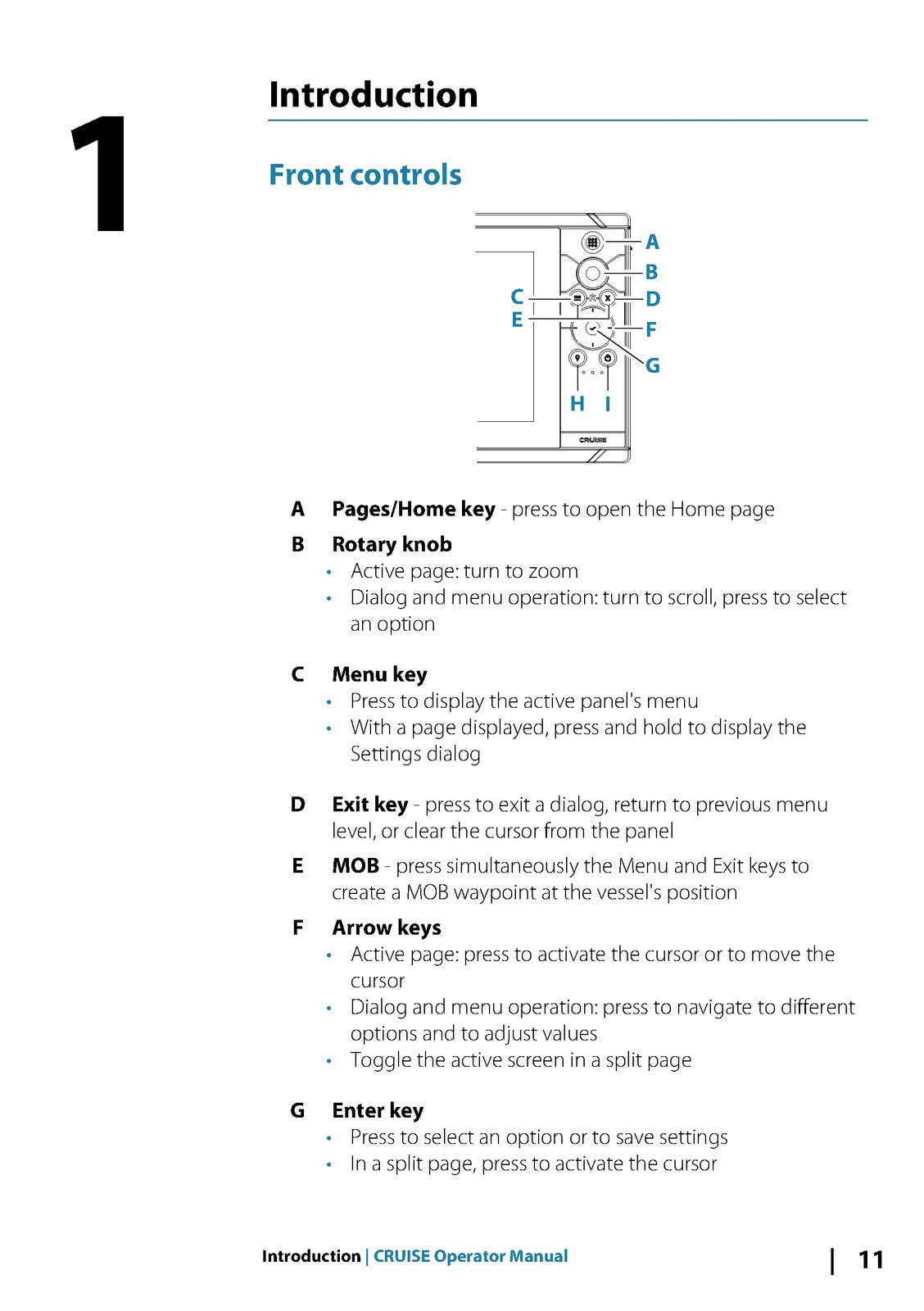 SIMRAD Cruise Chartplotter Operators Manual - STEEL WIRE BOUND - TOUGH COVERS