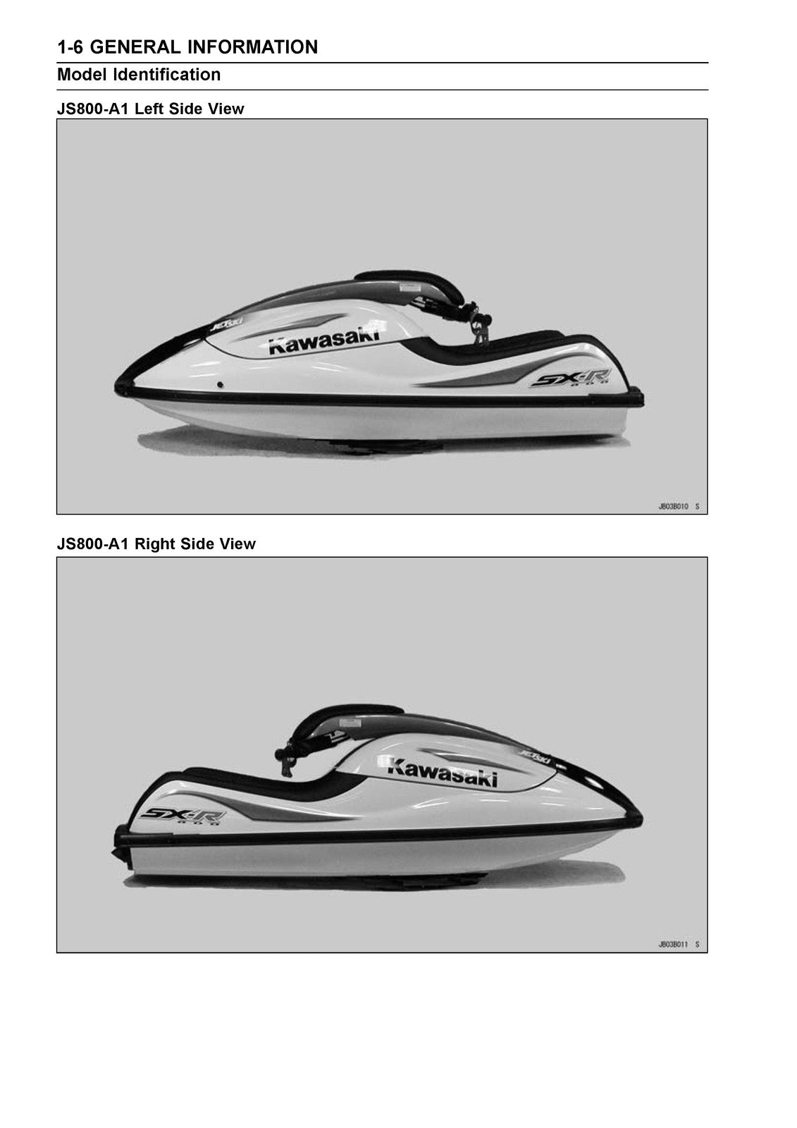 KAWASAKI JET SKI 800 SX-R Service Manual - STEEL WIRE BOUND - PROTECTIVE COVERS