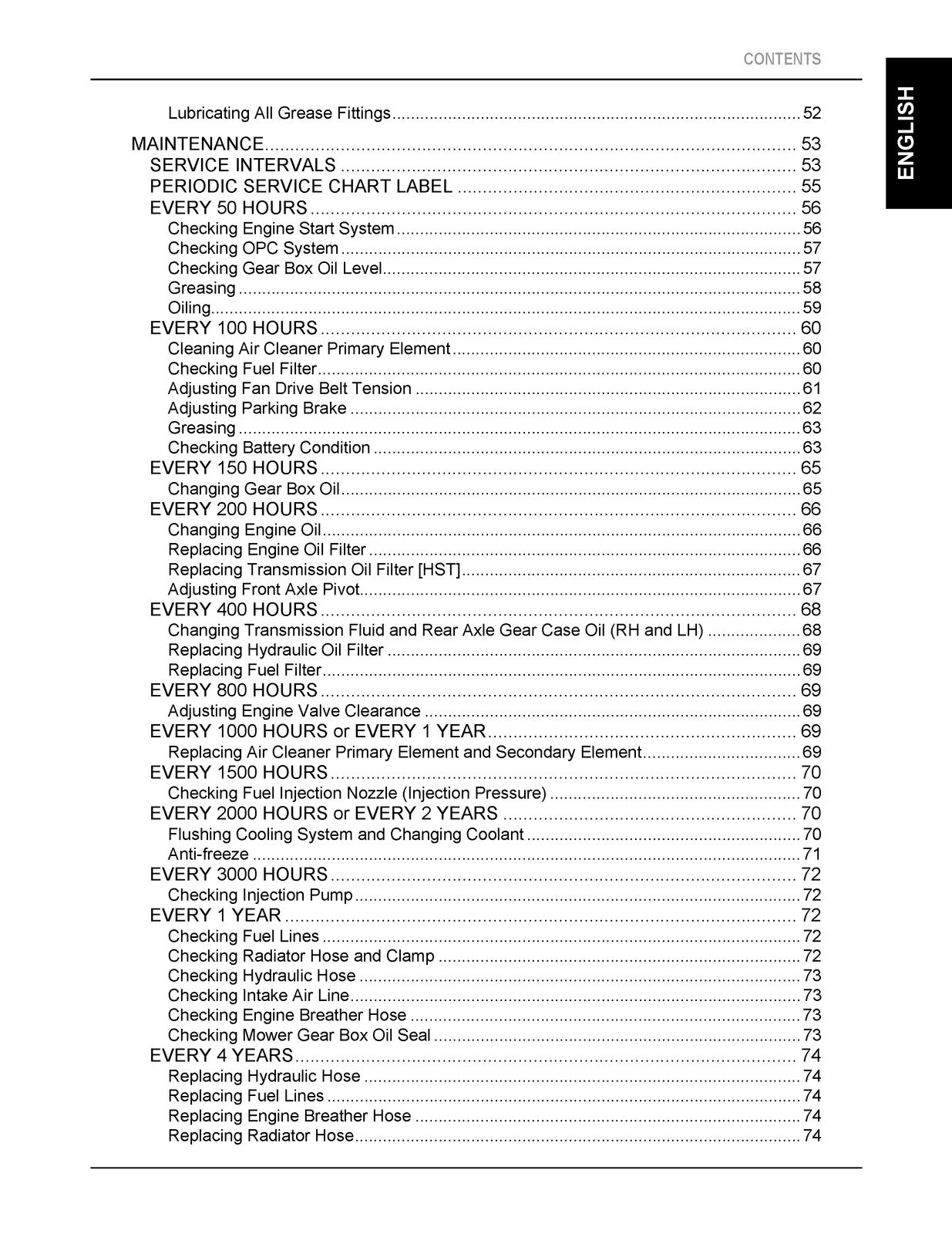 KUBOTA ZD1211 ZD1211R ZD1211L ZD1211RL Operators Manual - WIRE BOUND - COVERS