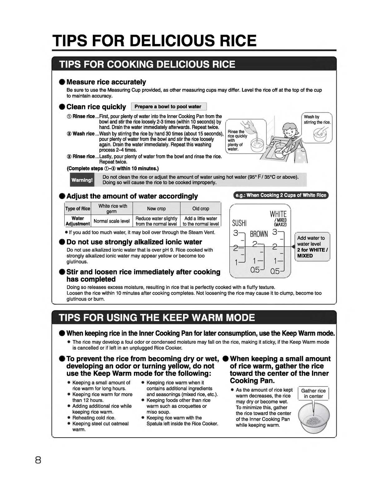 ZOJIRUSHI NS-LGC05 Micom Rice Cooker  Warmer Operating Instructions Manual