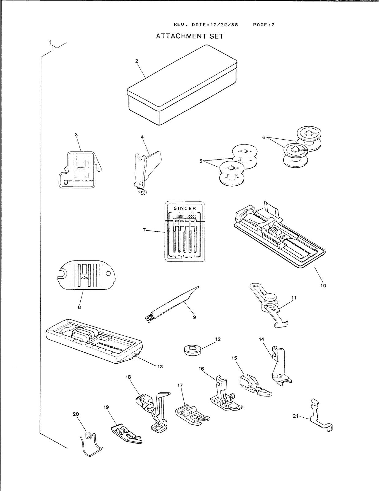 SINGER 9410 Parts Manual - STEEL WIRE BOUND - PROTECTIVE COVERS