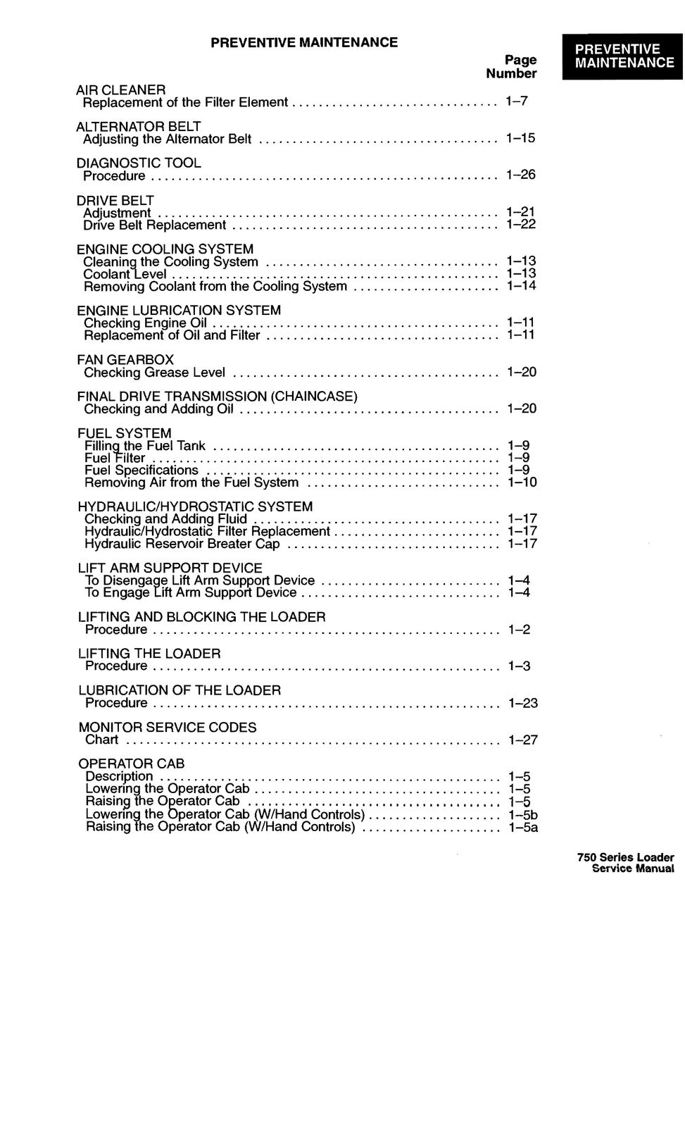 BOBCAT 753 Service Manual - BOUND - COVERS - XL FOLDOUT PAGES