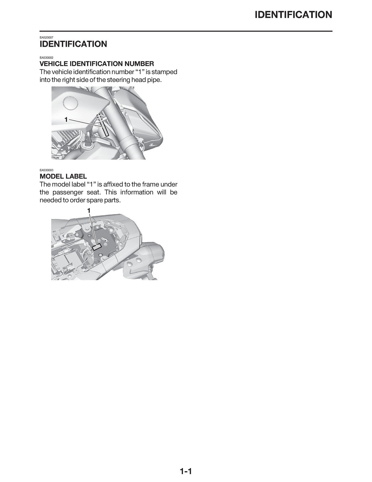 YAMAHA MT-07 MT07S MT07SC Motorcycle Service Manual 2025, FOLDOUTS