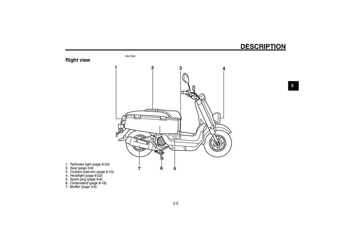 YAMAHA XF50E Giggle Scooter Owners Manual 2007 - STEEL WIRE BOUND - TOUGH COVERS