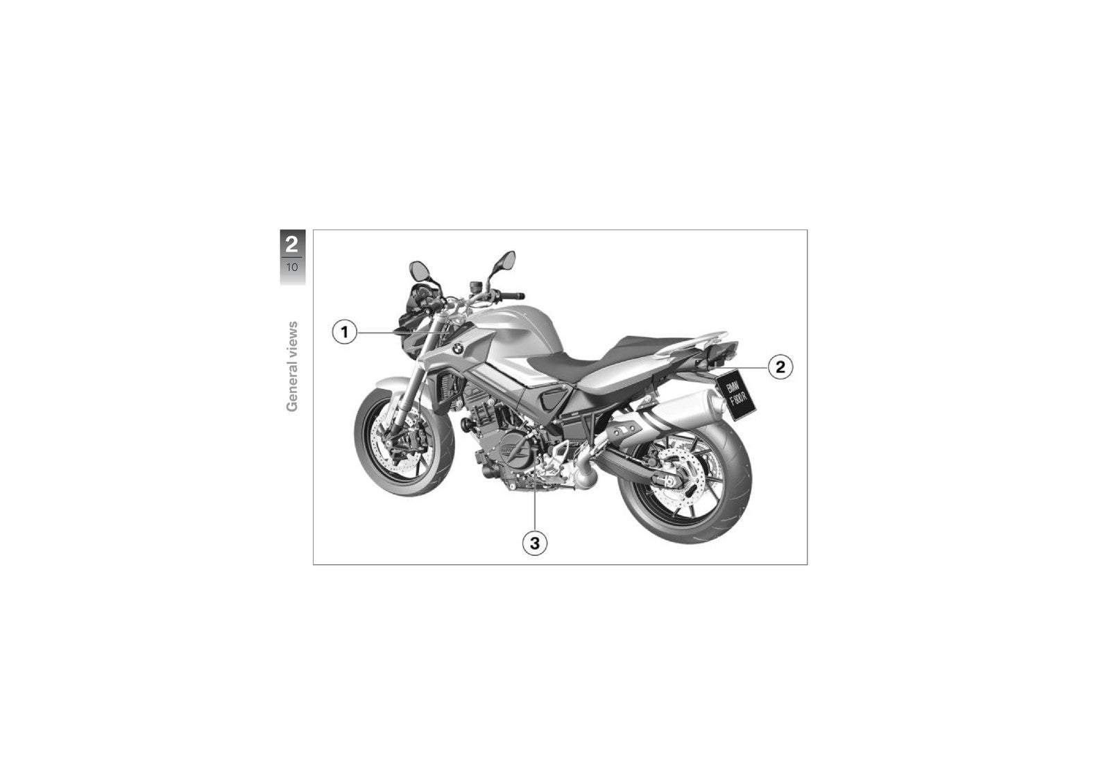 BMW F 800 R Motorcycle Riders Manual 2 - STEEL WIRE BOUND - PROTECTIVE COVERS