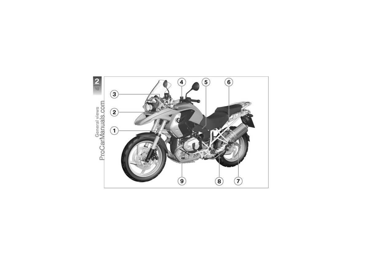 BMW R 1200 GS Motorcycle Riders Manual 2012 - STEEL WIRE BOUND - TOUGH COVERS