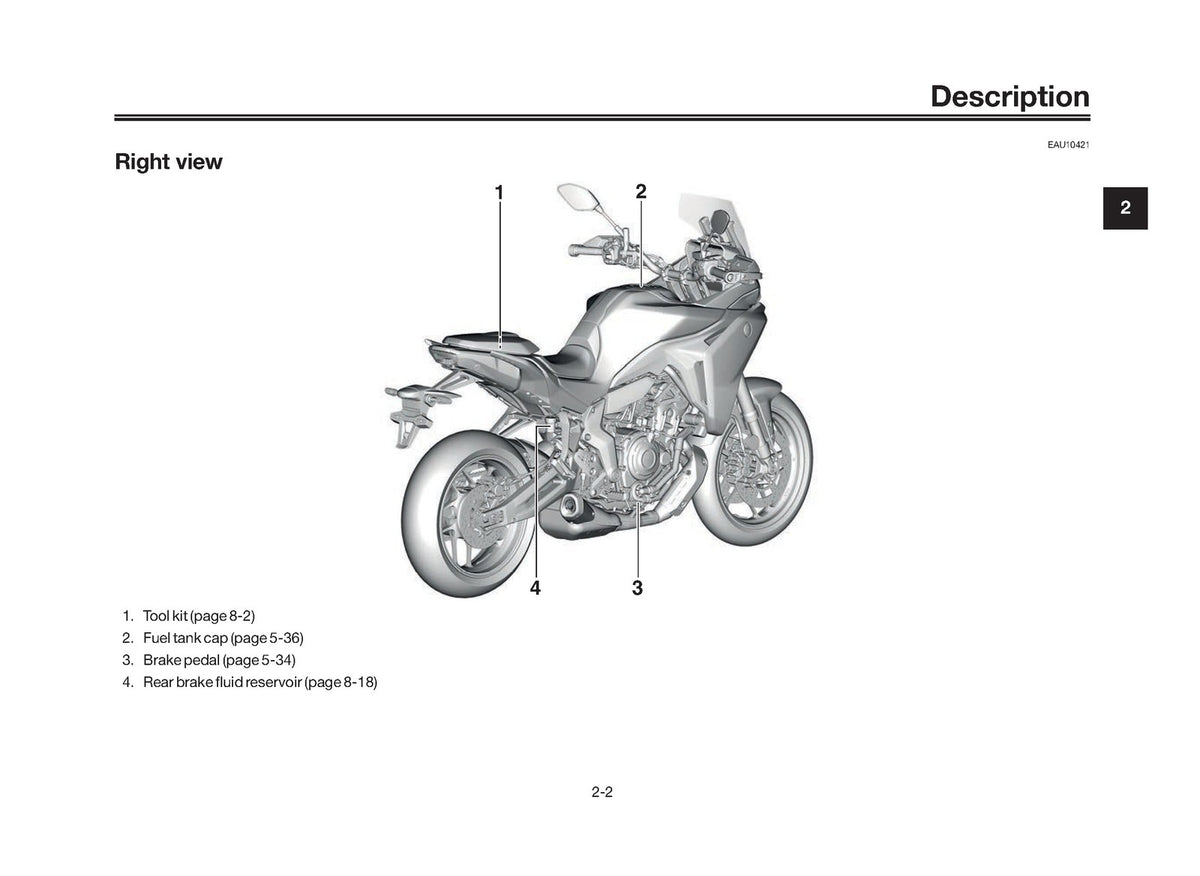 YAMAHA Tracer 7 Motorcycle Owners Manual 2025 - STEEL WIRE BOUND - TOUGH COVERS