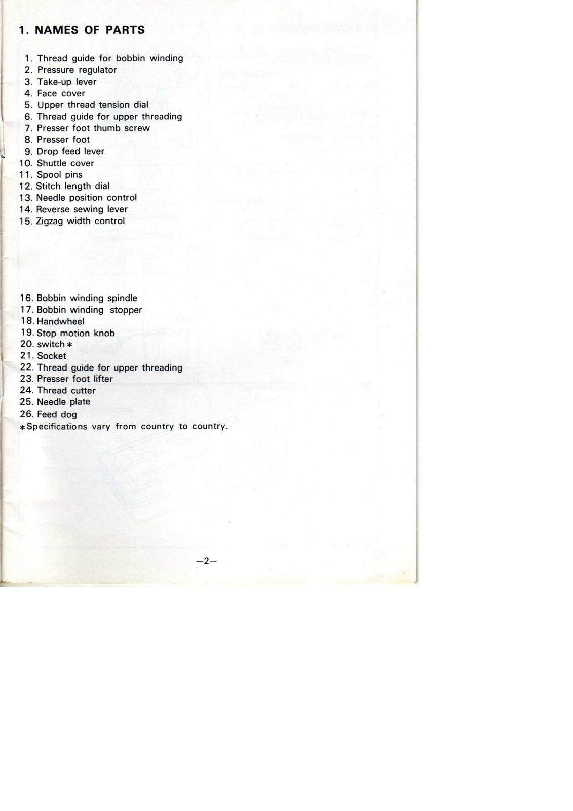 TOYOTA 200 221 222 Sewing Machine Instruction Manual - WIRE BOUND - TOUGH COVERS
