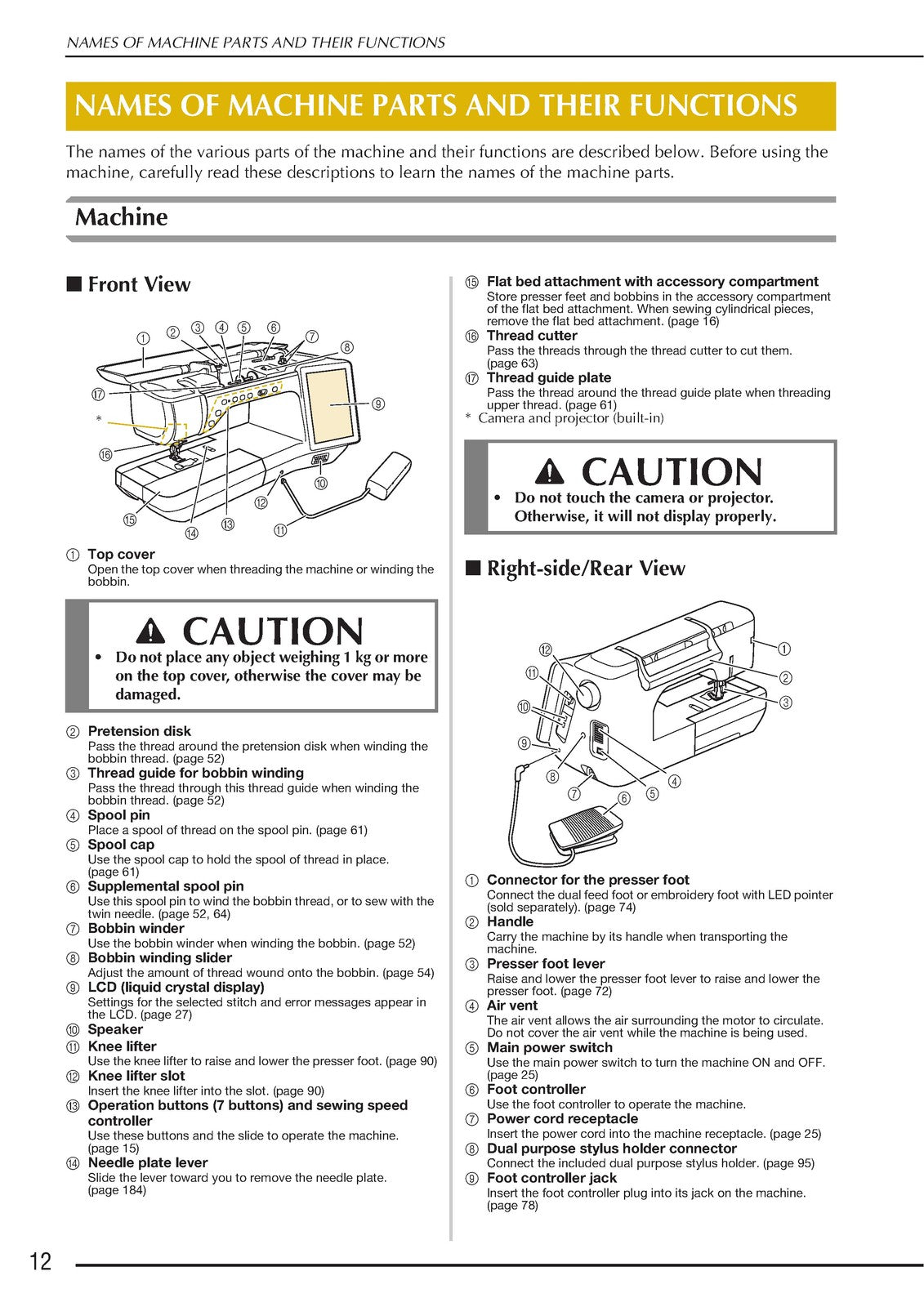 BABY LOCK Solaris BLSA Sewing Machine Instruction Manual - WIRE BOUND - COVERS