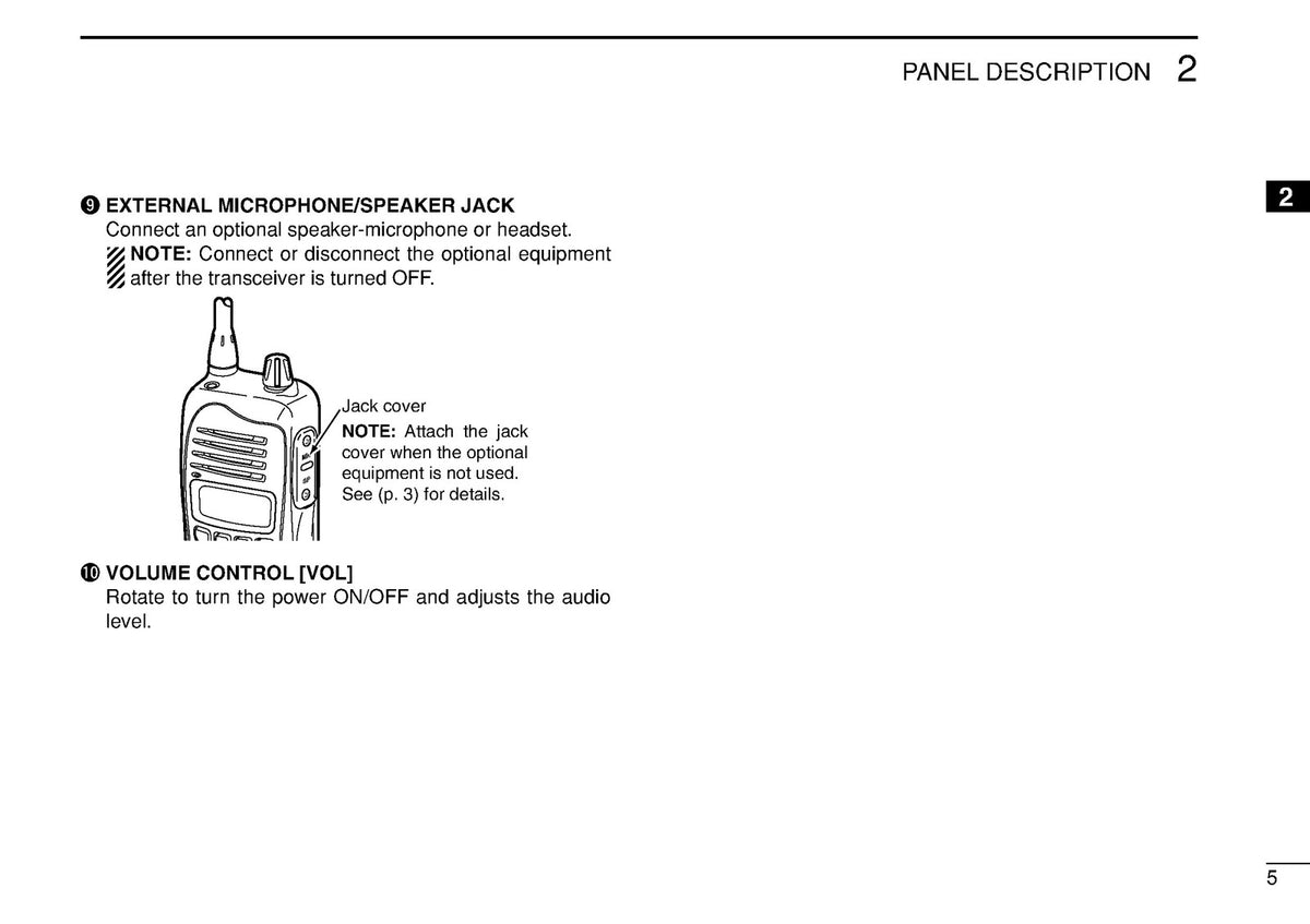 ICOM IC-F3021T S 3023T S 3026T S 4021T S 4023T S 4026T S Instruction Manual