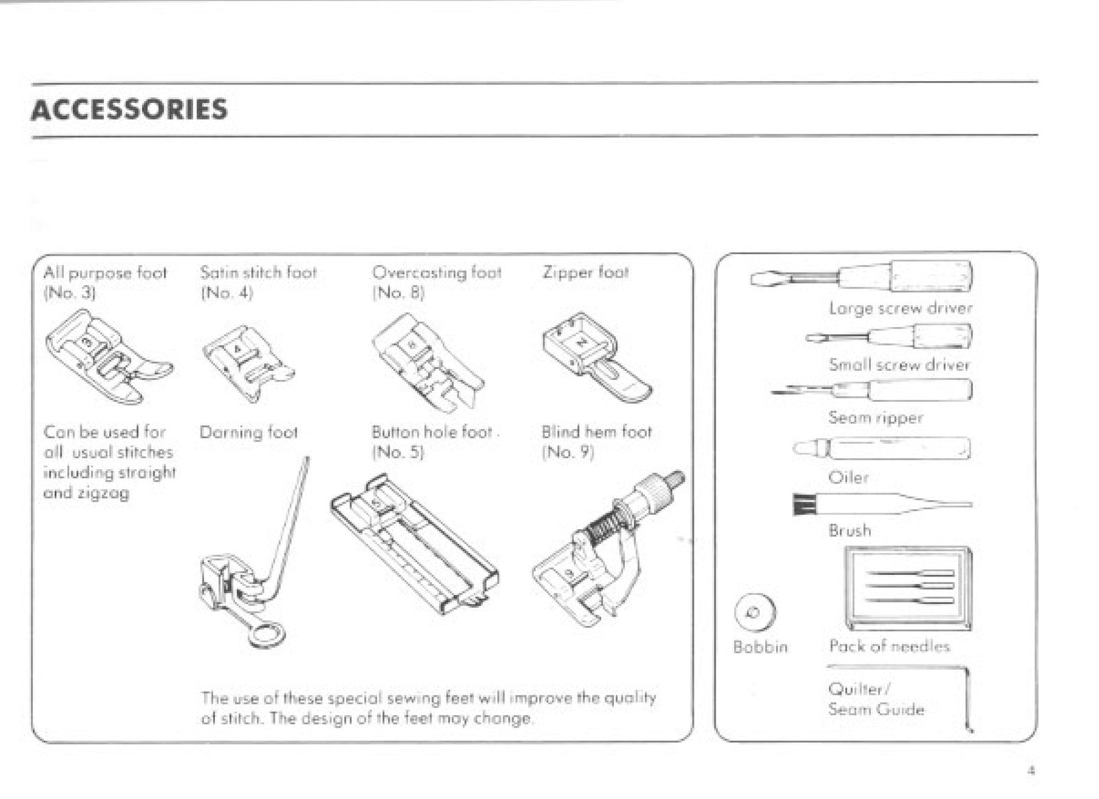 BERNETTE 410 420 430 440 Sewing Machine Instruction Book Manual - WIRE BOUND