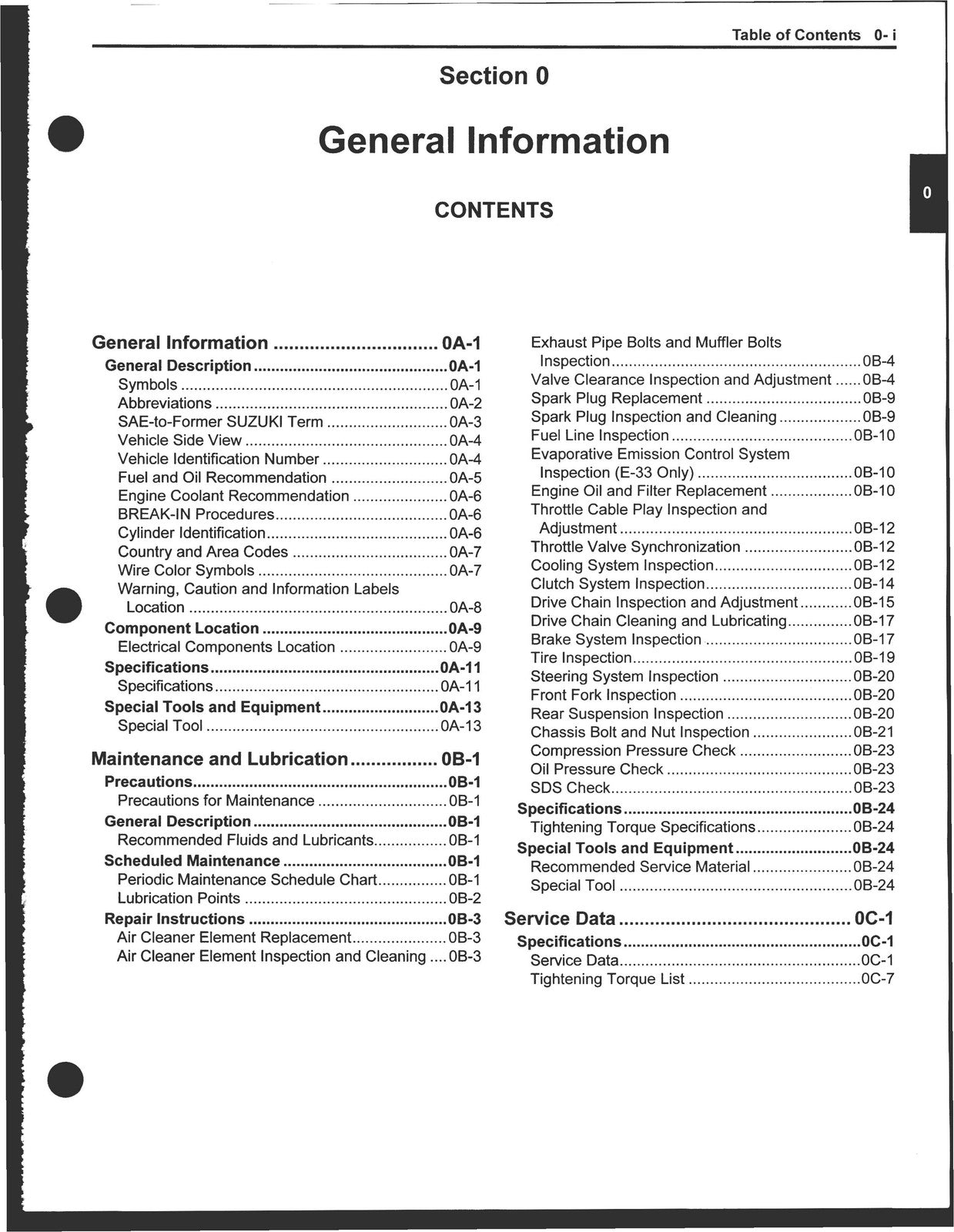 SUZUKI DL650 V-Strom 2013-2016 Service Manual - BOUND - COVERS - XL FOLDOUTS