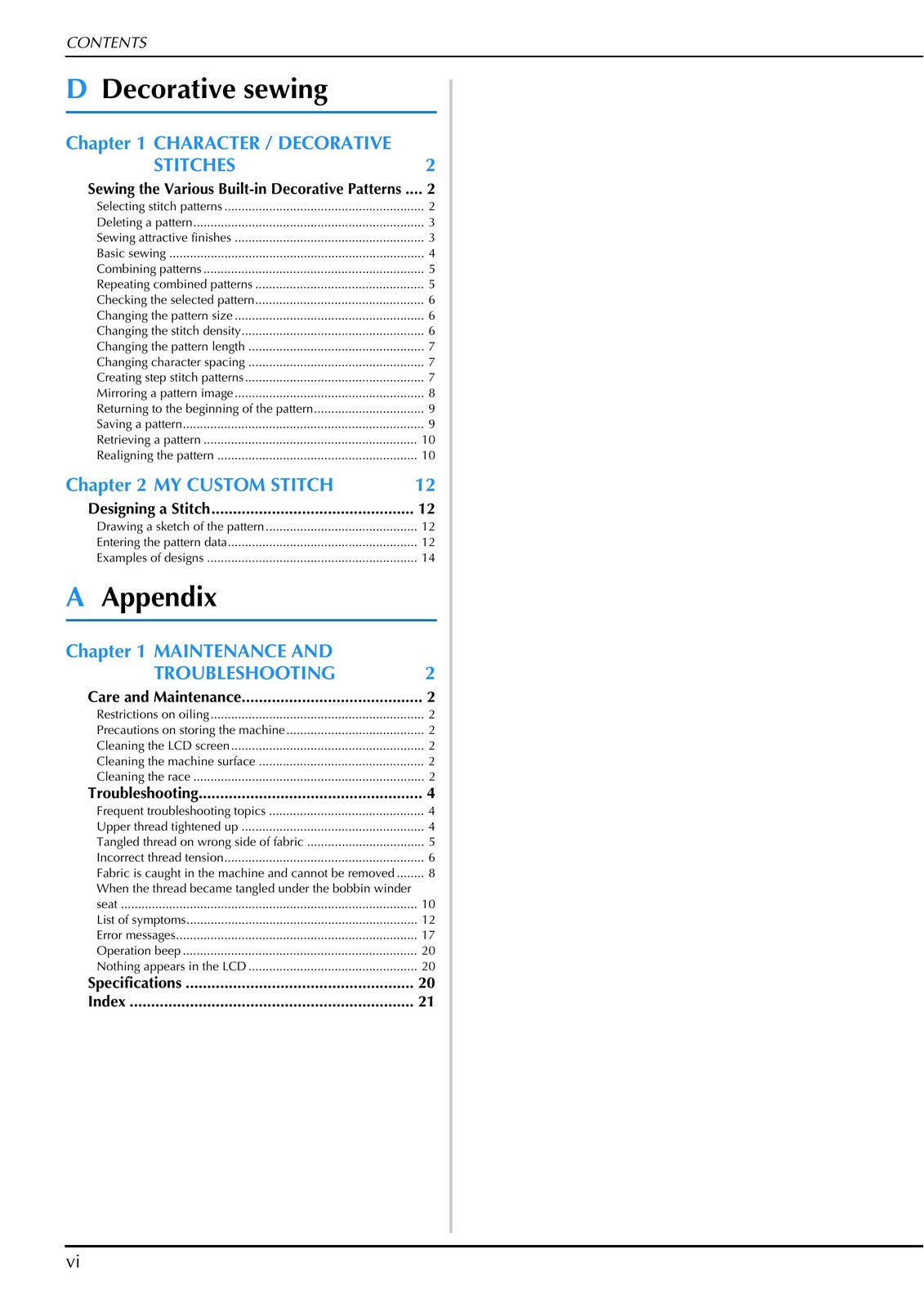 BROTHER Innov-is NQ1300 NQ1300PRW Instruction Manual - WIRE BOUND - TOUGH COVERS