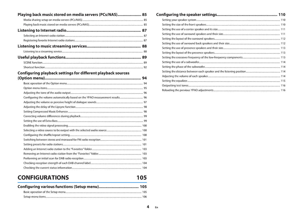 YAMAHA AVENTAGE RX-A880 AV Receiver Owners Manual - WIRE BOUND - TOUGH COVERS