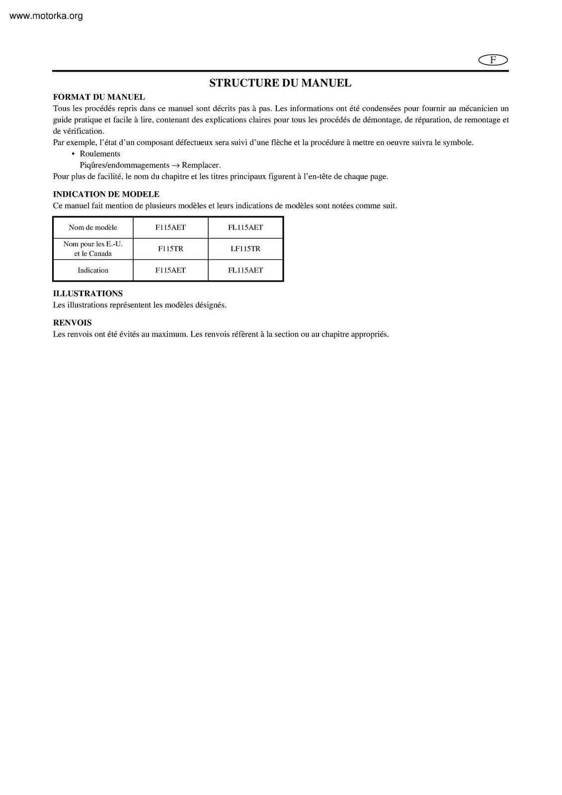 YAMAHA F115A FL115A F115Y LF115Y Outboard Service Manual 2000, FOLDOUTS