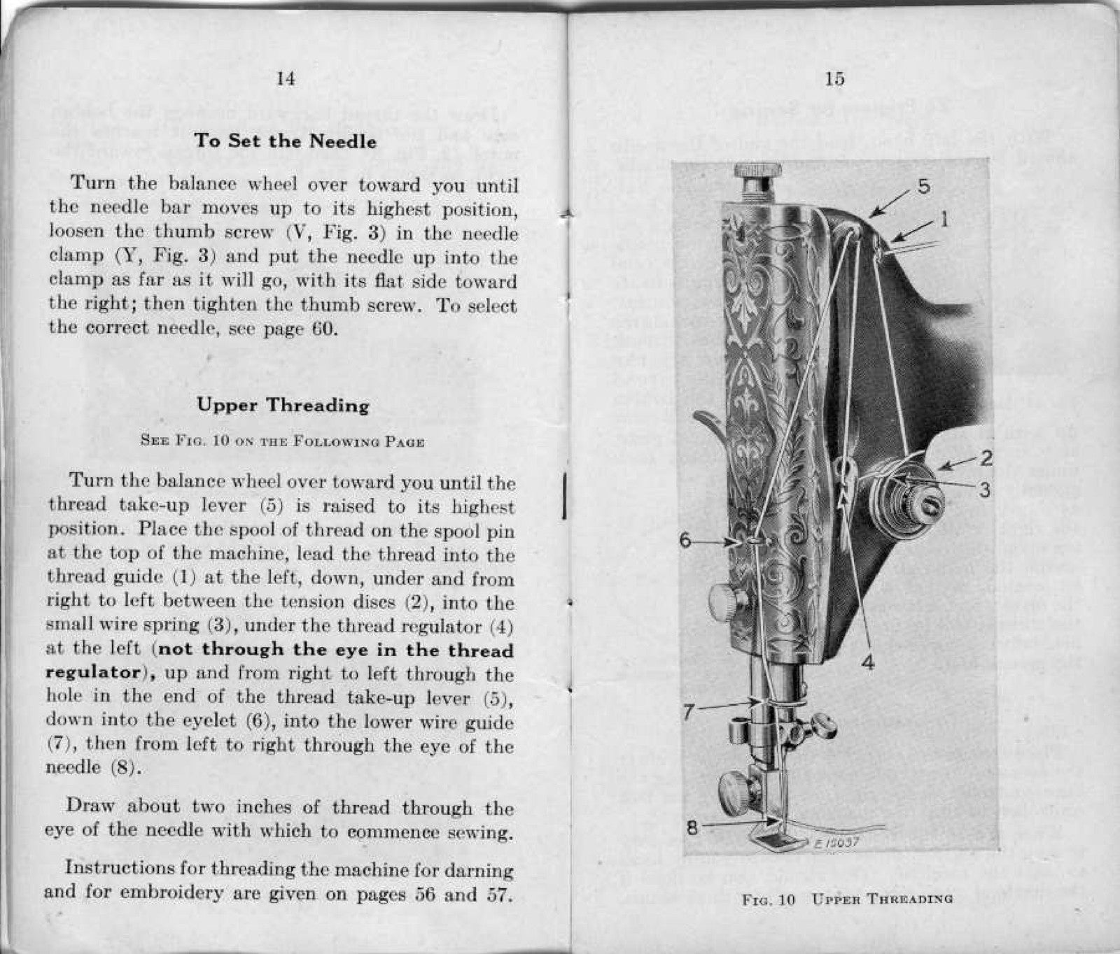 SINGER 66-18 Sewing Machine Instruction Manual 1941 - WIRE BOUND - TOUGH COVERS