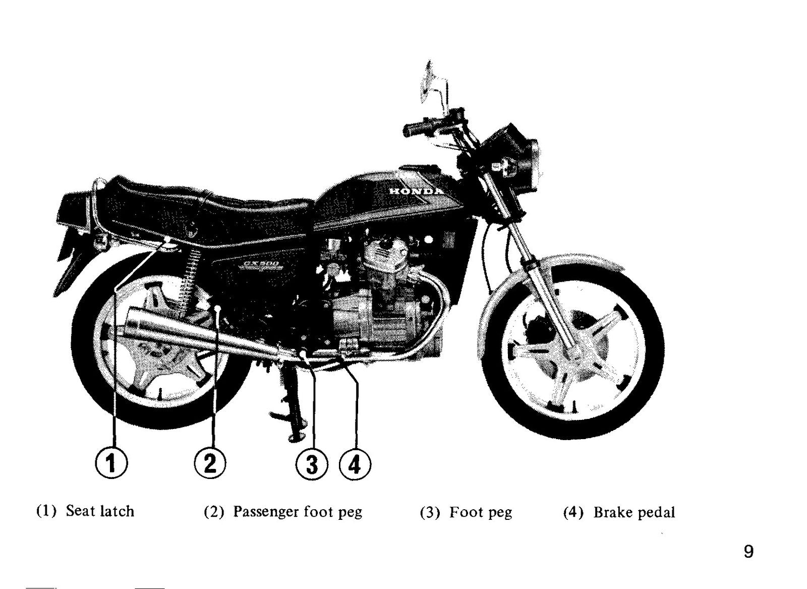 HONDA CX500 Motorcycle Owners Manual 1978 - STEEL WIRE BOUND - PROTECTIVE COVERS