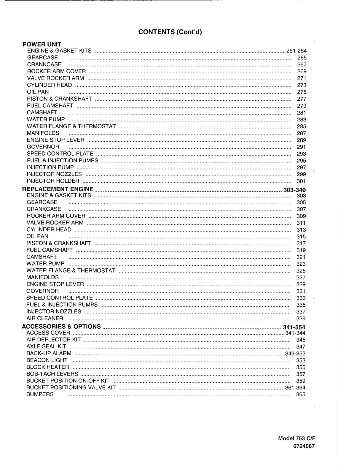 BOBCAT 753 753H Skid Steer Loader Parts Manual - STEEL WIRE BOUND - TOUGH COVERS