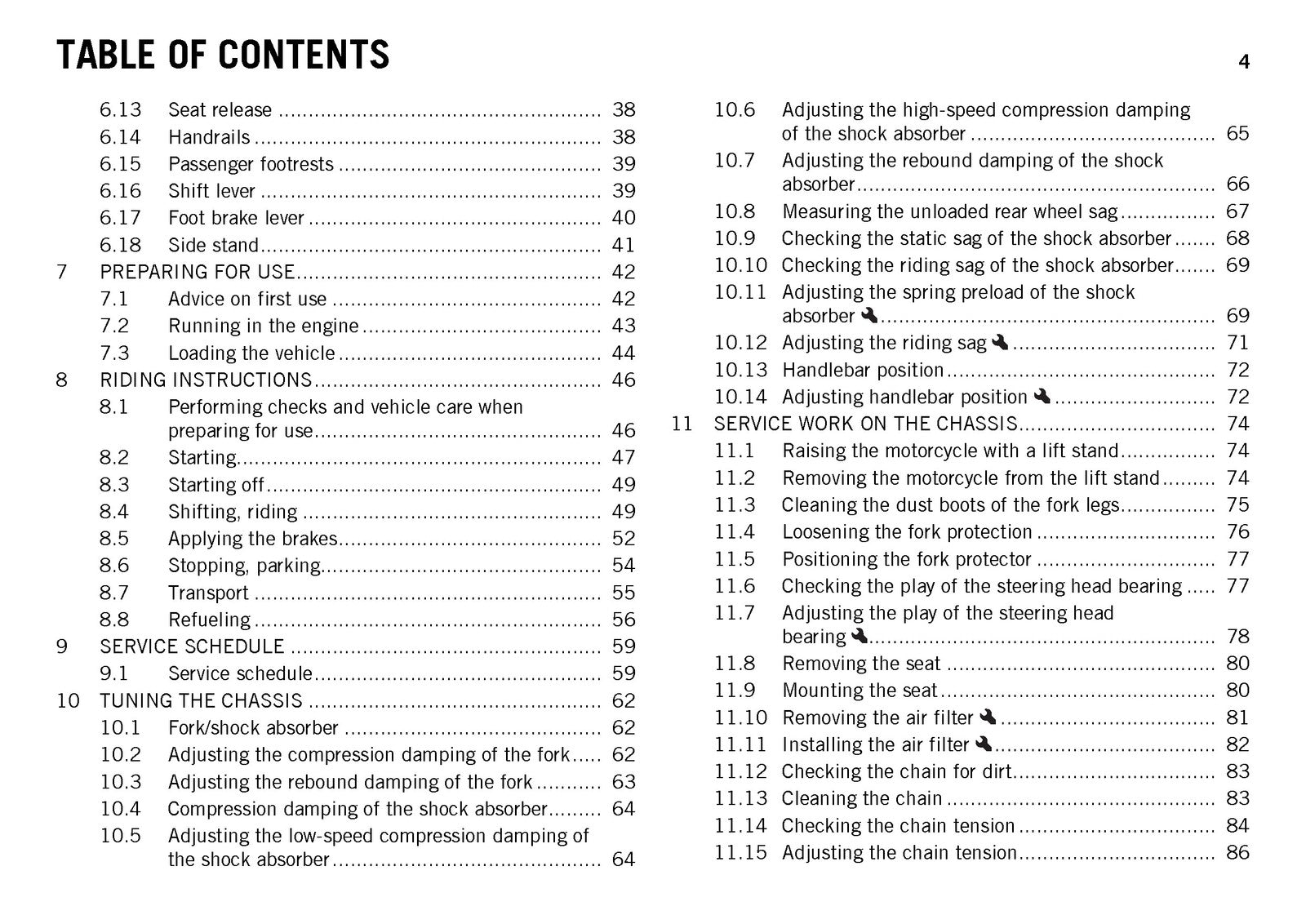 KTM 690 Enduro R ABS Owners Manual 2016 - STEEL WIRE BOUND - PROTECTIVE COVERS