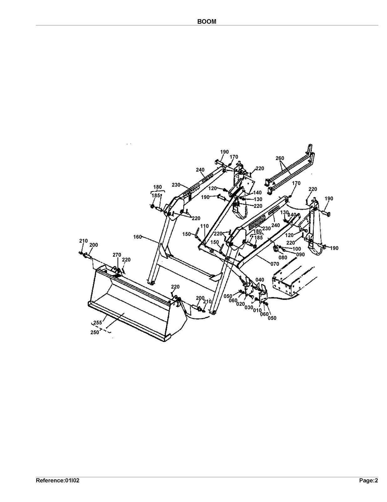 KUBOTA LA350 Loader Illustrated Parts List Manual - WIRE BOUND - TOUGH COVERS