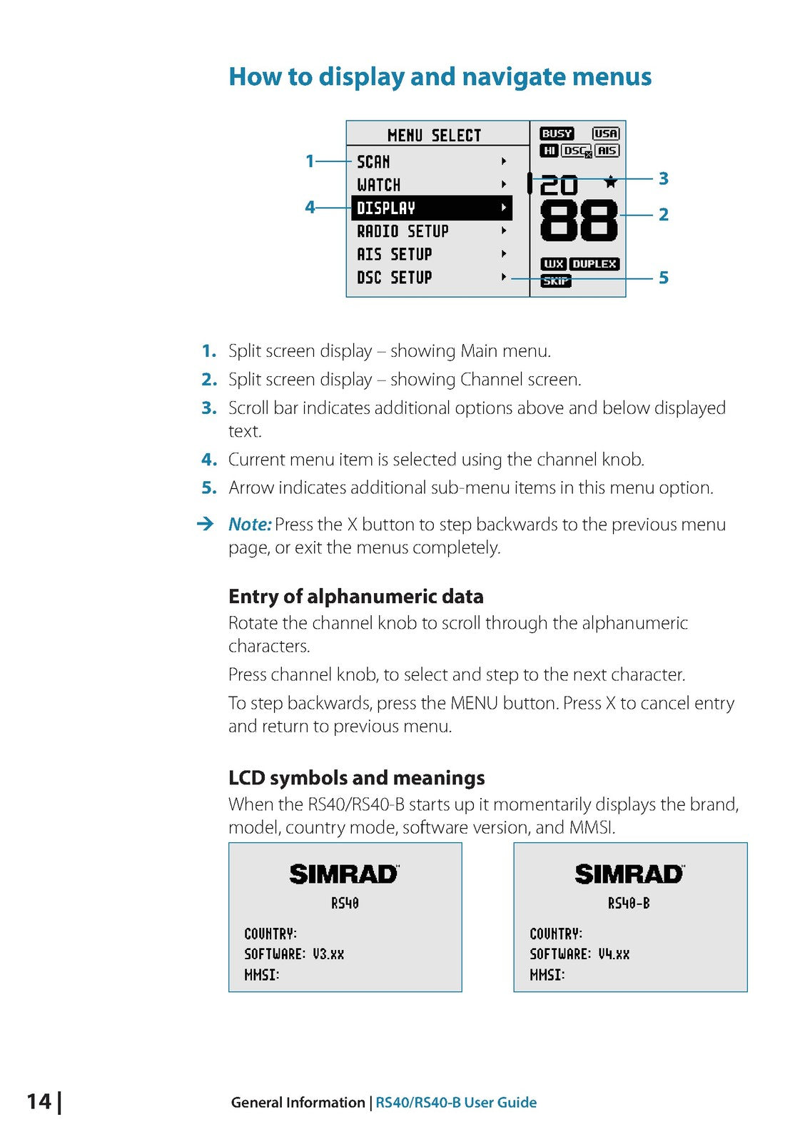 SIMRAD RS40 RS40-B VHF Radio User Manual - STEEL WIRE BOUND - PROTECTIVE COVERS