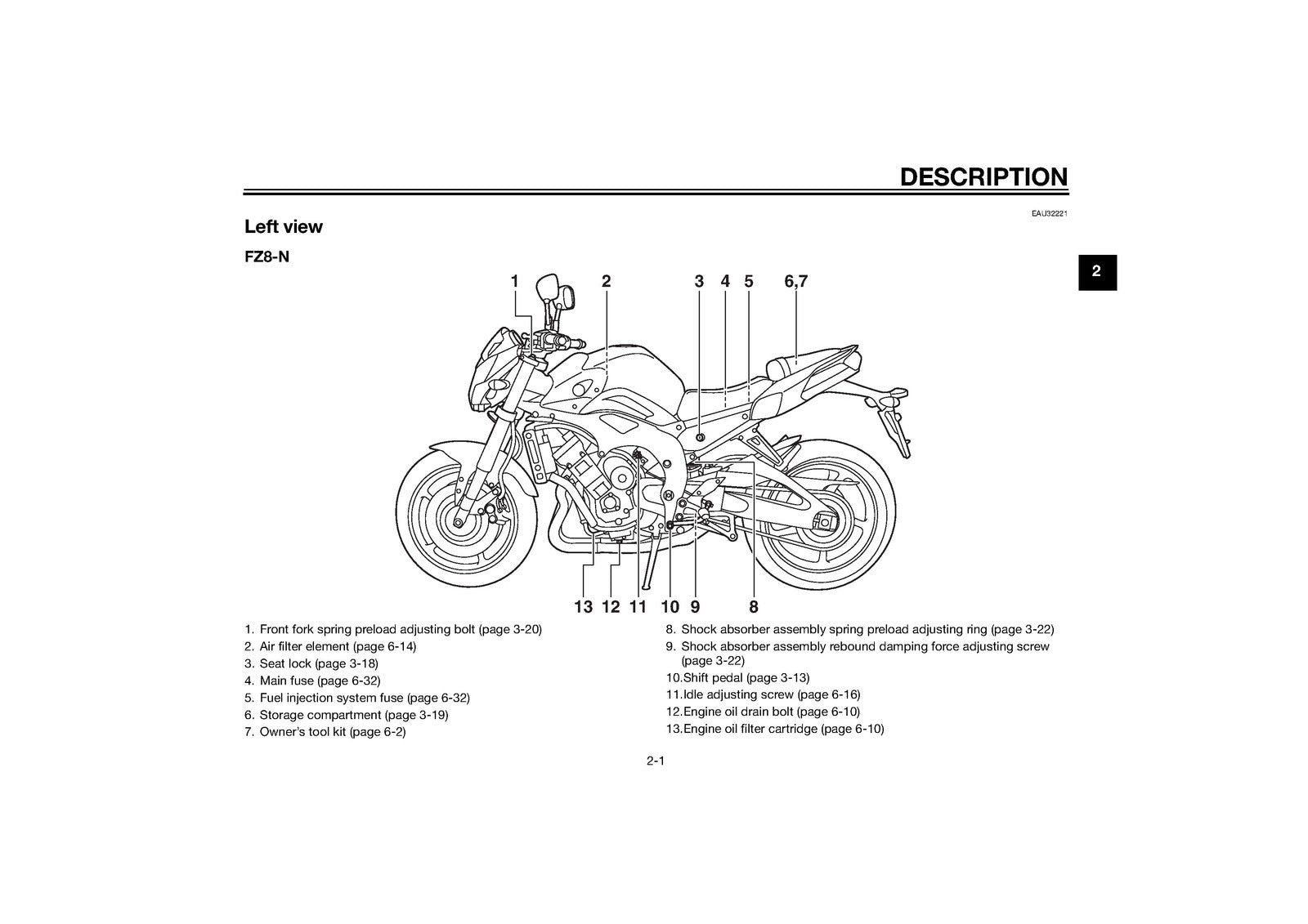YAMAHA FZ8-N FZ8-NA Motorcycle Owners Manual 2014 - WIRE BOUND - TOUGH COVERS