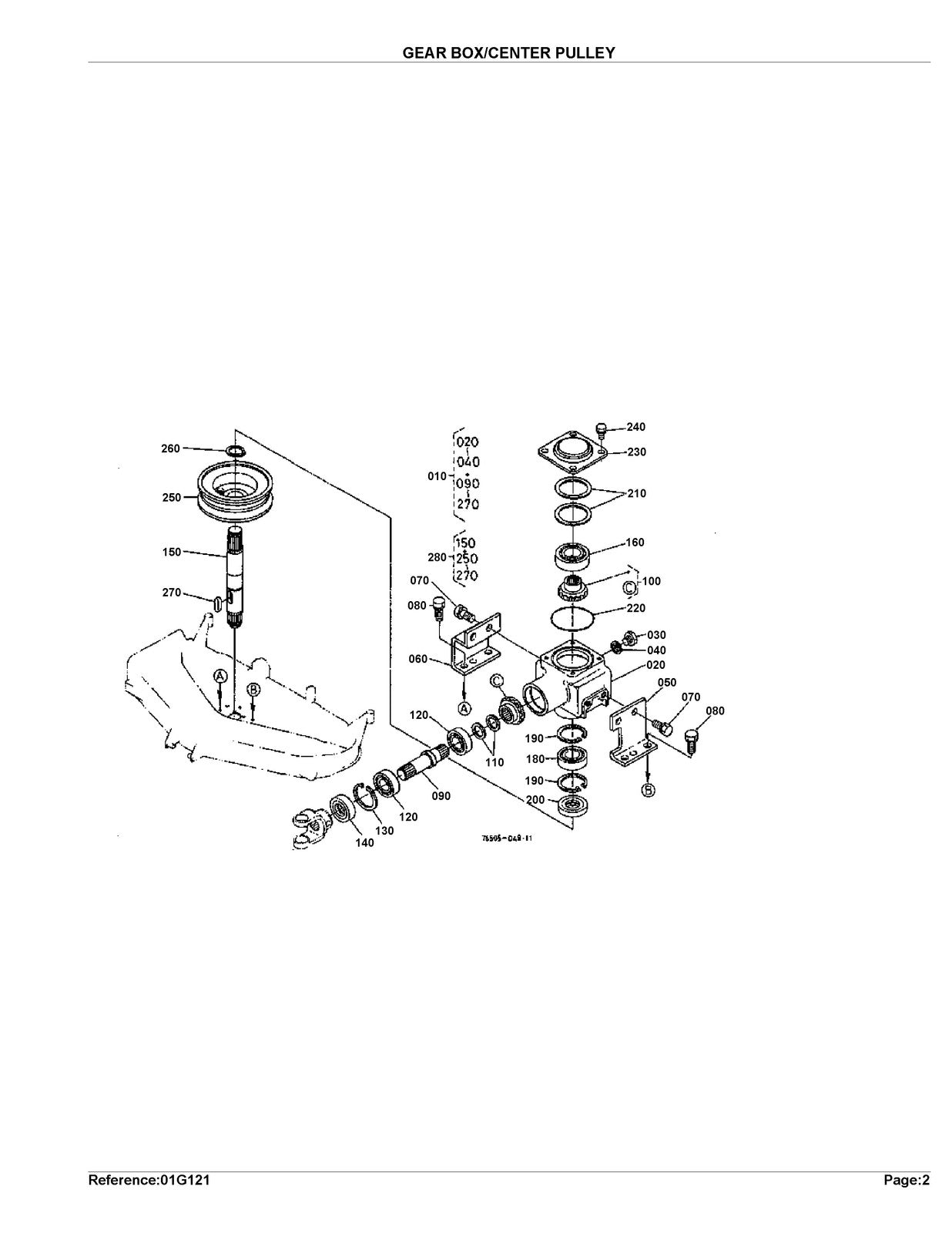 KUBOTA RC48-G20S Parts Manual - STEEL WIRE BOUND - PROTECTIVE COVERS